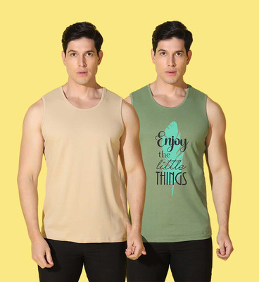 WOOSTRO Graphic Print Men Scoop Neck Multicolor T-Shirt