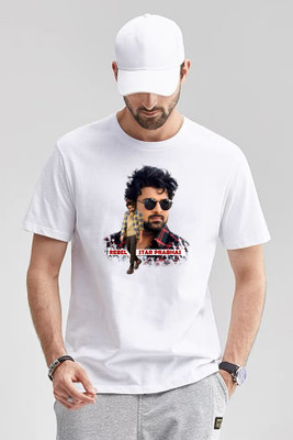 Tee Gallery Printed Men Round Neck White T-Shirt