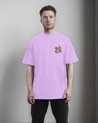 Moda Rapido Printed Men Round Neck Purple T-Shirt