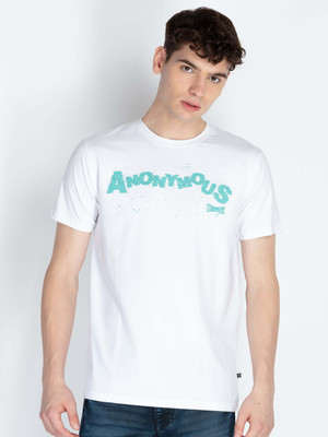 Status Quo Typography Men Round Neck White T-Shirt