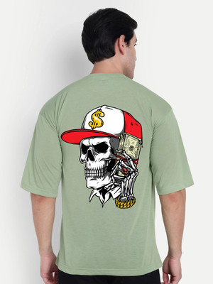 SCOTT FINCHER Graphic Print Men Round Neck Light Green T-Shirt
