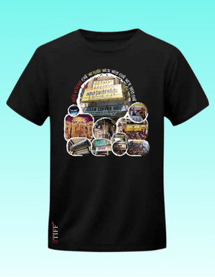 BTIFF Graphic Print Men Round Neck Black T-Shirt