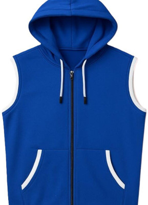 VASTRAART Solid Men Hooded Neck Black T-Shirt