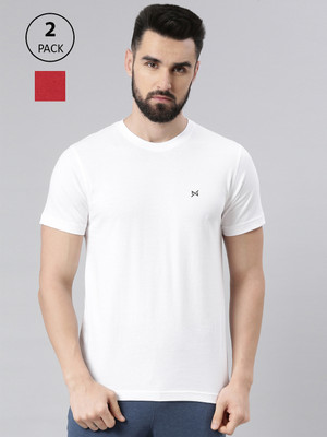 Force NXT Solid Men Round Neck Multicolor T-Shirt