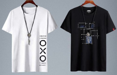 stylesmyth Graphic Print Men Round Neck Multicolor T-Shirt