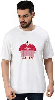 MIT Bharat Printed Men Round Neck White T-Shirt