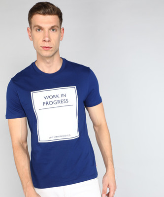 LEVI’S Men Printed Crew Neck Pure Cotton White T-Shirt For Rs. 242 @ 78 %