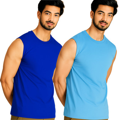 Adorbs Printed Men Round Neck Dark Blue, Blue T-Shirt