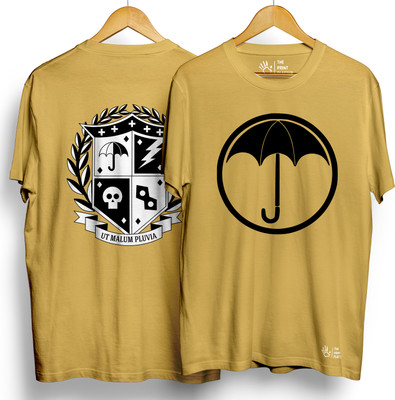 THE PRINT PLATTER Printed Men Round Neck Yellow T-Shirt