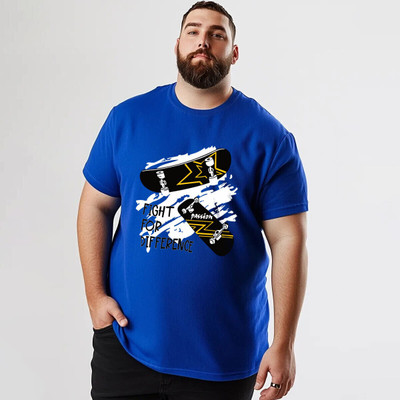 Toodleplus Printed Men Round Neck Blue T-Shirt