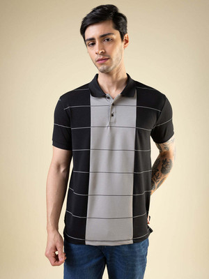 Status Quo Printed Men Polo Neck Multicolor T-Shirt