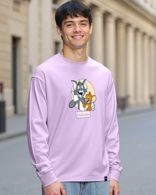 BEWAKOOF Graphic Print Men Round Neck Purple T-Shirt