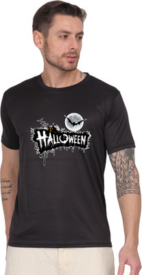 VENIWALSTUDIO TREND Graphic Print Men Round Neck Black T-Shirt