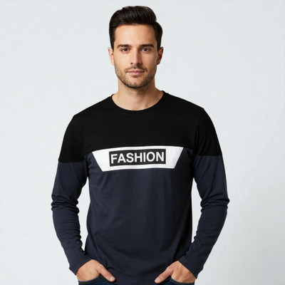 Boldrift Printed Men Round Neck Grey T-Shirt