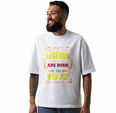 Seek Buy Love Printed Men Round Neck White T-Shirt