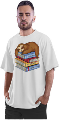 TheFreedomStore Printed Men Round Neck White T-Shirt