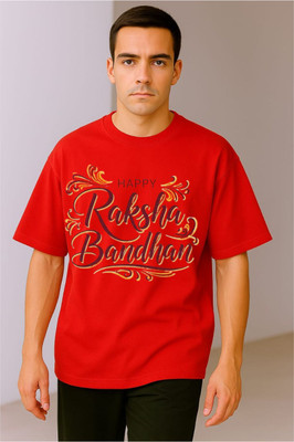 BLOSSOMTRADER Printed Men Round Neck Multicolor T-Shirt