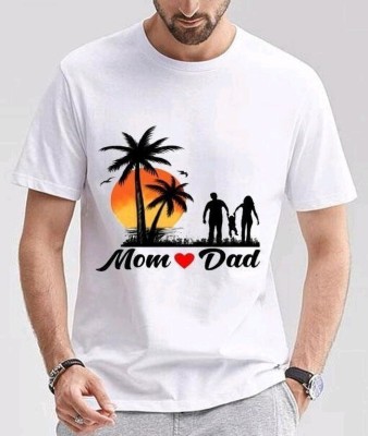 JKEMPORIUM Printed Men Round Neck White T-Shirt