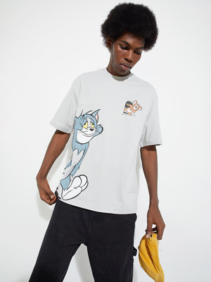 MAX Printed Men Round Neck Multicolor T-Shirt