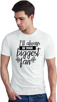 Seek Buy Love Printed Men Round Neck White T-Shirt