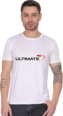 AZAADGARMENT Printed Men Round Neck White T-Shirt