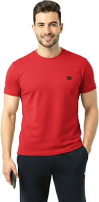 KWINGS Printed Men Round Neck Red T-Shirt