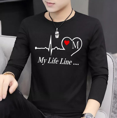 GPGARMENTSS Printed Men Round Neck Silver T-Shirt