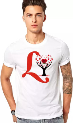 clickwell Printed Men Round Neck White T-Shirt