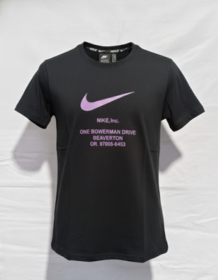 Jesz Gallery Printed Men Round Neck Black T-Shirt