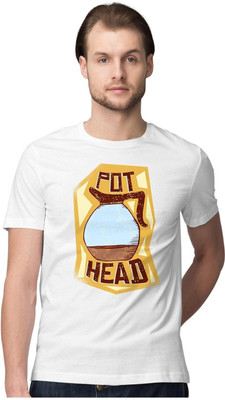 SAATCHY Solid Men Round Neck White T-Shirt
