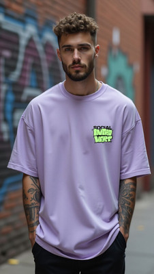 PrintingPixels Printed Men Round Neck White T-Shirt