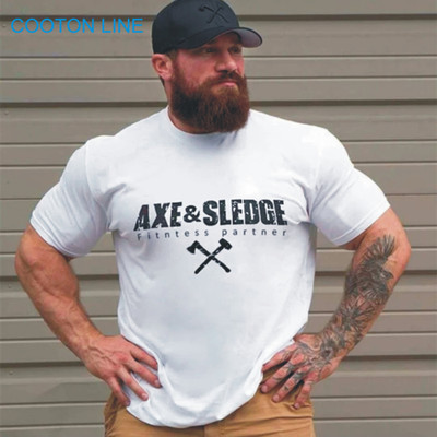 SPOWEARY Printed Men Round Neck Grey T-Shirt