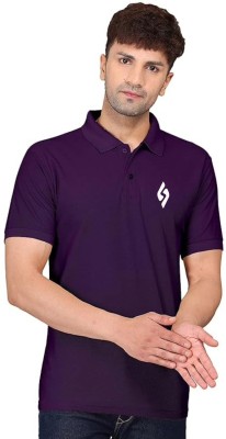 Expert Choice Solid Men Polo Neck Multicolor T-Shirt