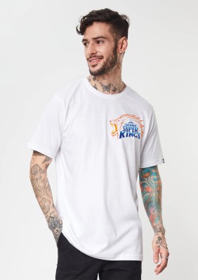 TFS Printed, Typography Men Round Neck White T-Shirt