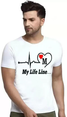 CHITRA STYLE Typography Men Round Neck White T-Shirt