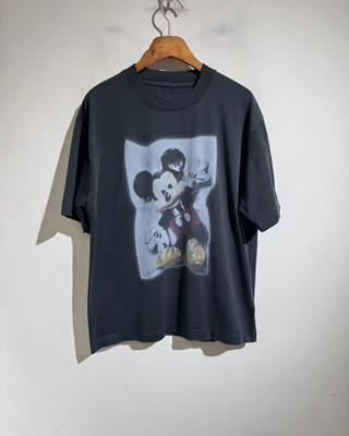 Rainbow Printed Men Round Neck Black T-Shirt