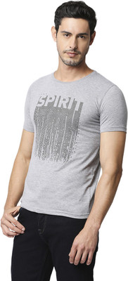 INTEGRITI Printed Men Round Neck Multicolor T-Shirt