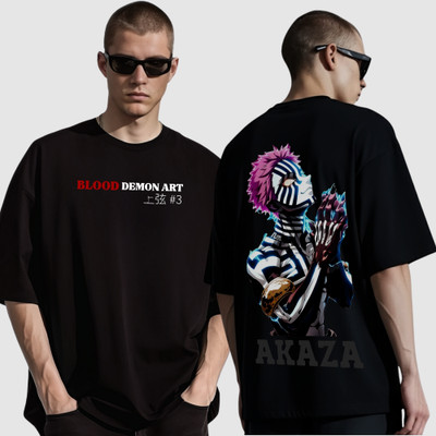 LYNX CLUB Graphic Print, Typography Men Round Neck Black T-Shirt