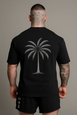 dos herman Printed Men Round Neck Black T-Shirt
