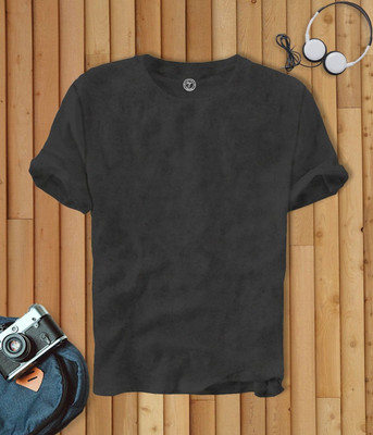 TRIPR Typography Men Round Neck Black T-Shirt