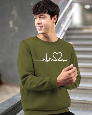 TEESHACK Printed, Typography Men Round Neck Green T-Shirt