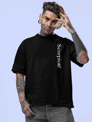 dos herman Printed Men Round Neck Black T-Shirt