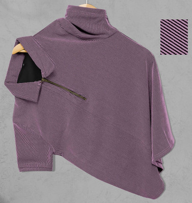 PRAIZY Solid Men Polo Neck Pink T-Shirt