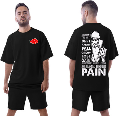 Be Crazyy Printed Men Round Neck Black T-Shirt