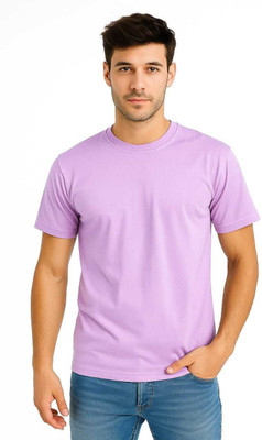 RTDASENTERPRISE Solid Men Round Neck Black T-Shirt