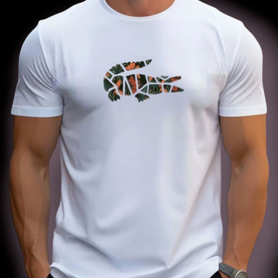DAKU FASHION Printed Men Round Neck Multicolor T-Shirt