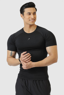 FuaarK Solid Men Round Neck Black T-Shirt