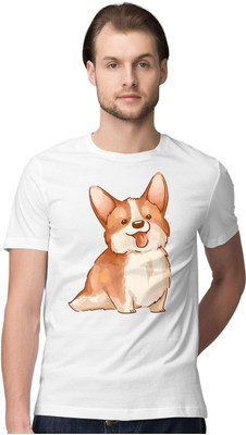 GPGARMENTSS Graphic Print Men Round Neck White T-Shirt