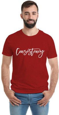 SmarTee Street Printed Men Round Neck Red T-Shirt