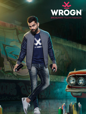 WROGN Full Sleeve Color Block Men Sweatshirt